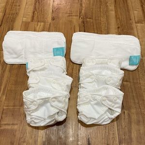Charlie banana cloth diapers aio white w/ inserts